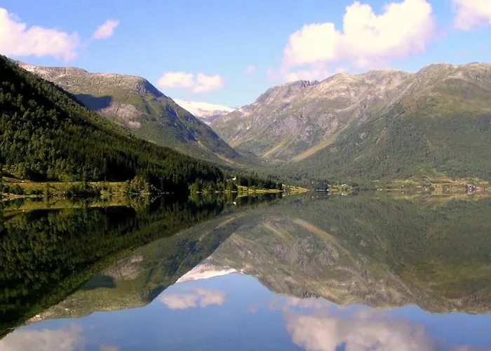 빌라 Mlodge - Luxury Mountain Retreat Near Sognefjord & Flam 송달