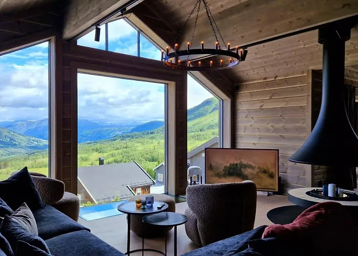 别墅 Mlodge - Luxury Mountain Retreat Near Sognefjord & Flam